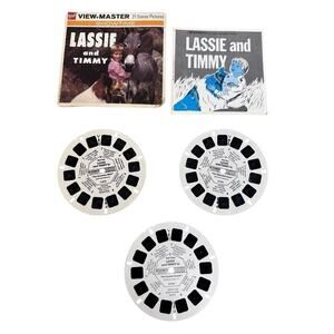 GAF View-Master Showtime Lassie and Timmy 3 Reel Packet B474